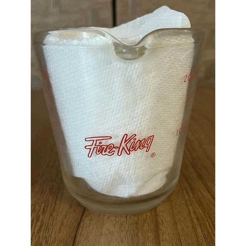 Anchor Hocking Fire King Vintage Glass Measuring Cup 2 cup 1 pint 16 oz Capacity